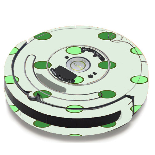  Green Polka Dots iRobot Roomba 650/655 Skin