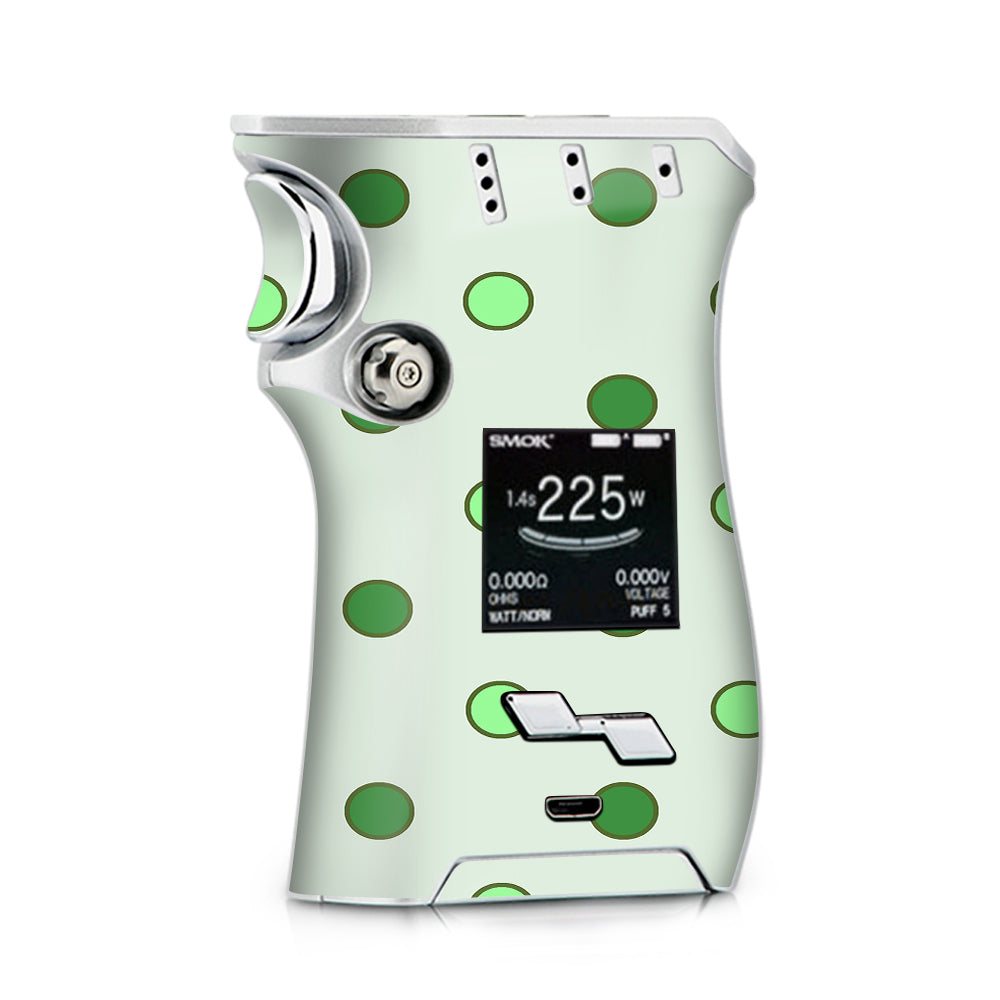  Green Polka Dots Smok Mag kit Skin