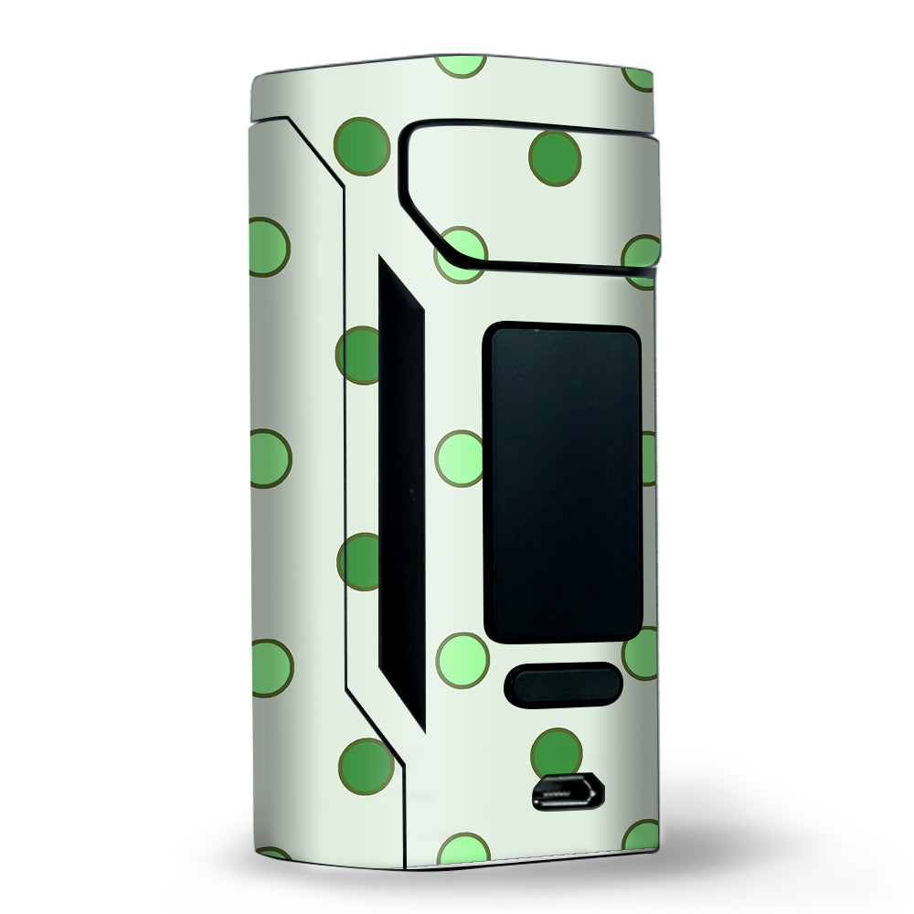  Green Polka Dots Wismec RX2 20700 Skin