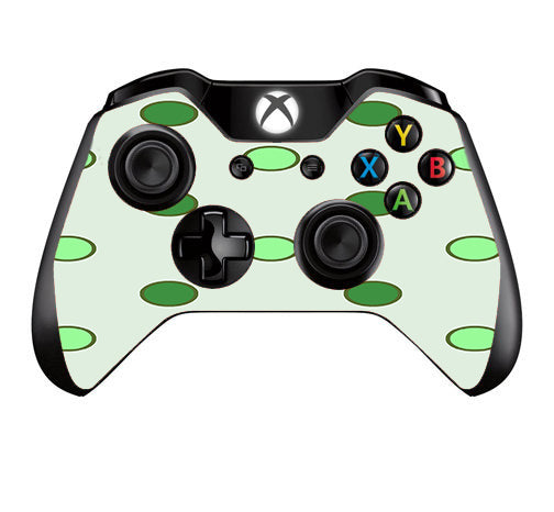  Green Polka Dots Microsoft Xbox One Controller Skin