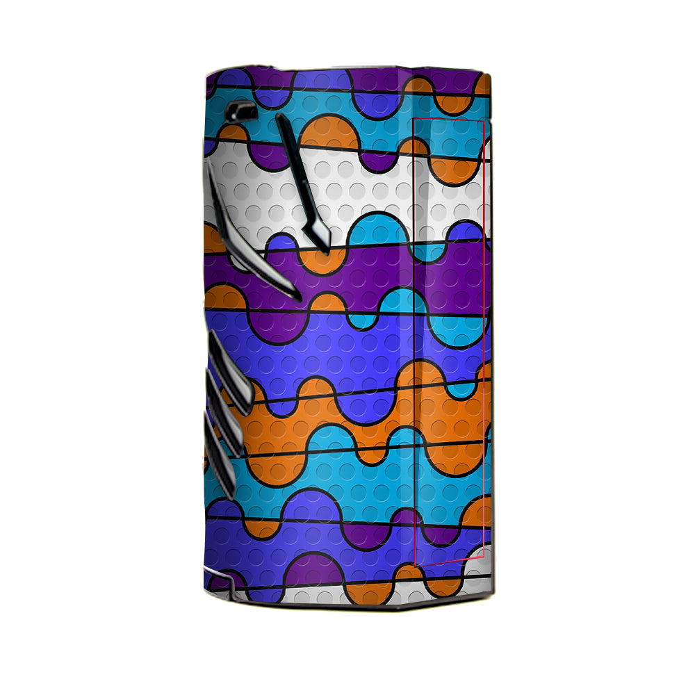 Colorful Swirl Print T-Priv 3 Smok Skin