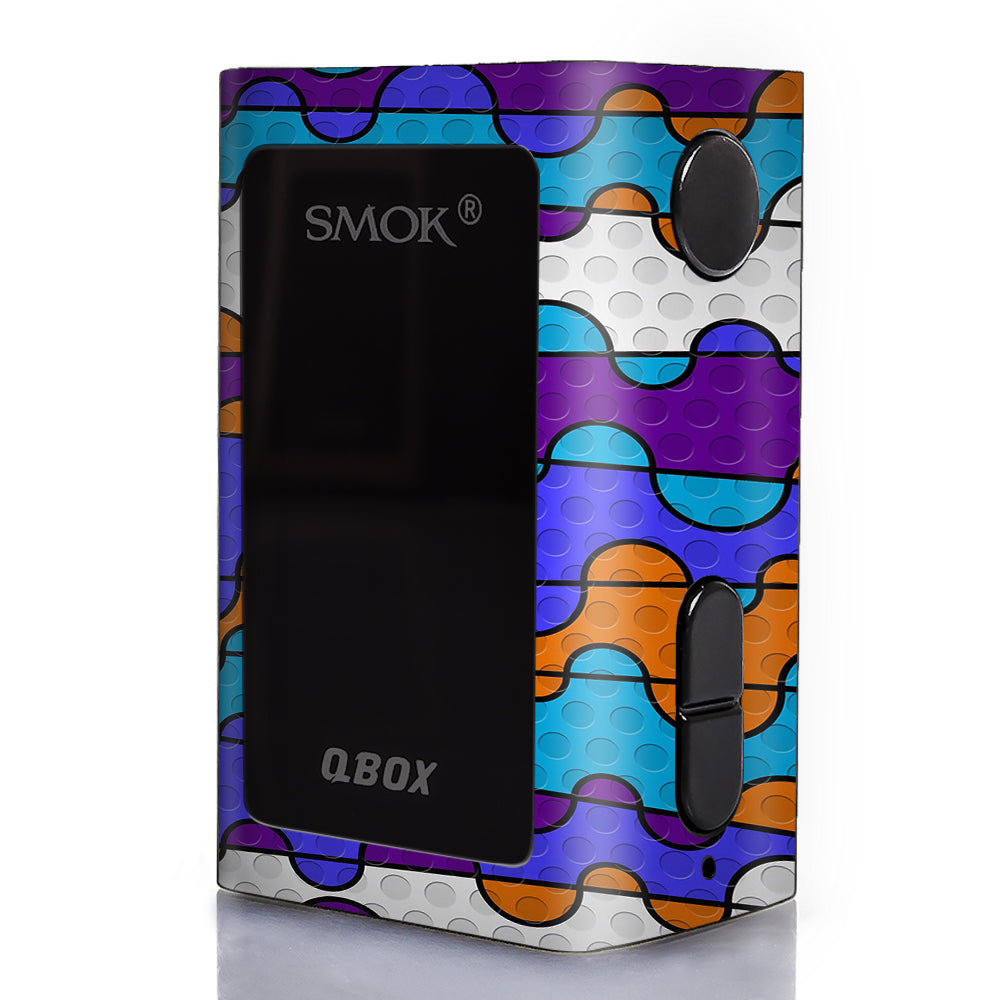  Colorful Swirl Print Smok Q-Box Skin