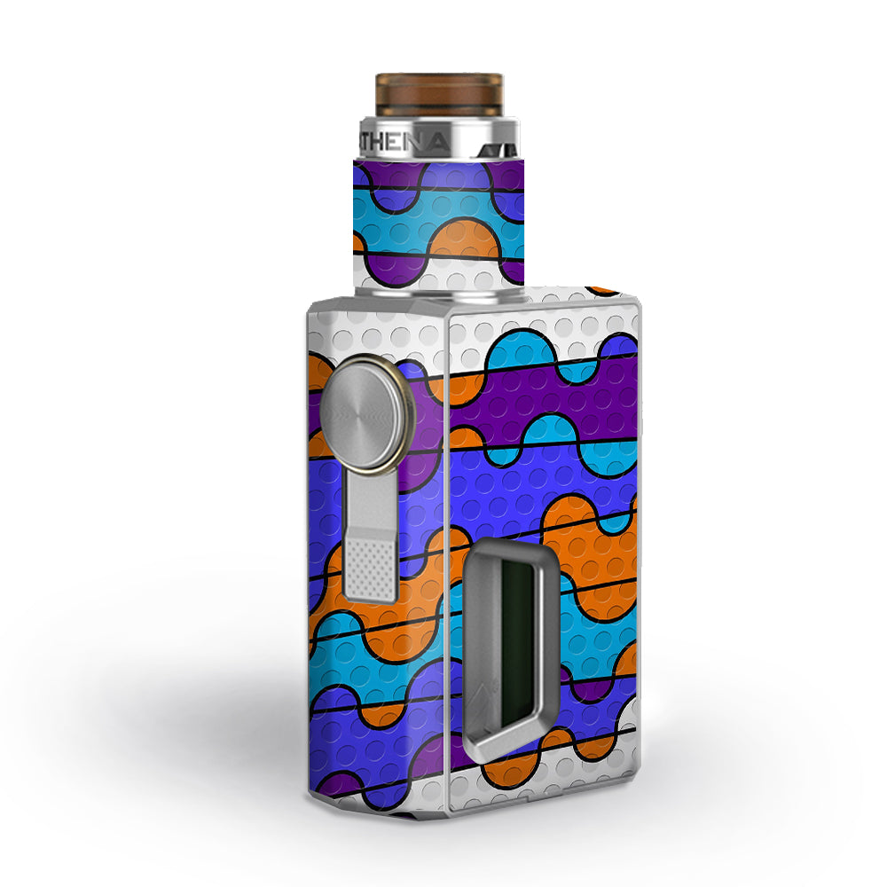  Colorful Swirl Print Geekvape Athena Squonk Skin