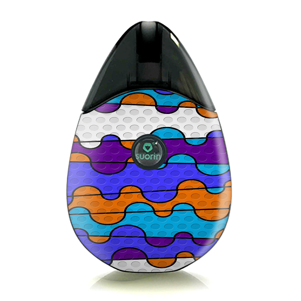  Colorful Swirl Print Suorin Drop Skin