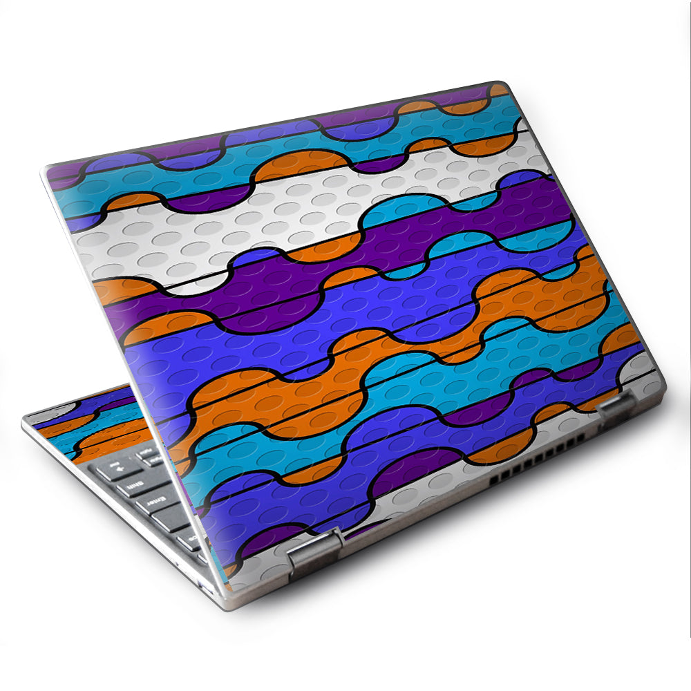  Colorful Swirl Print Lenovo Yoga 710 11.6" Skin