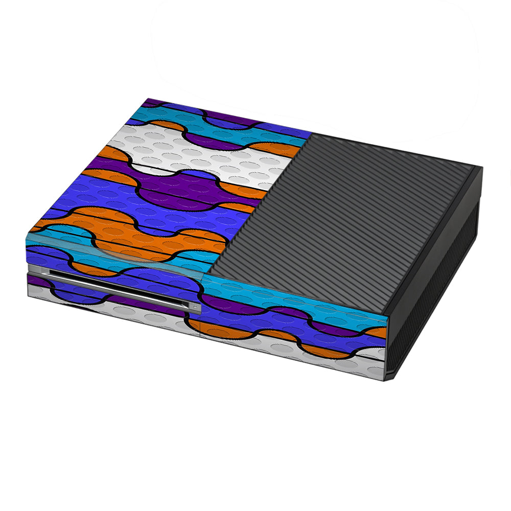 Colorful Swirl Print Microsoft Xbox One Skin