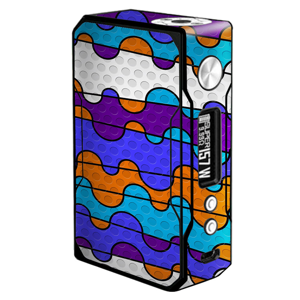  Colorful Swirl Print Voopoo Drag 157w Skin