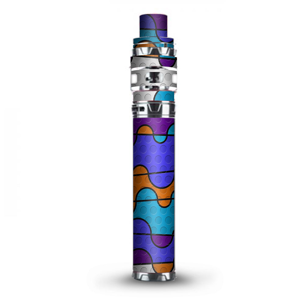  Colorful Swirl Print Stick Prince TFV12 Smok Skin