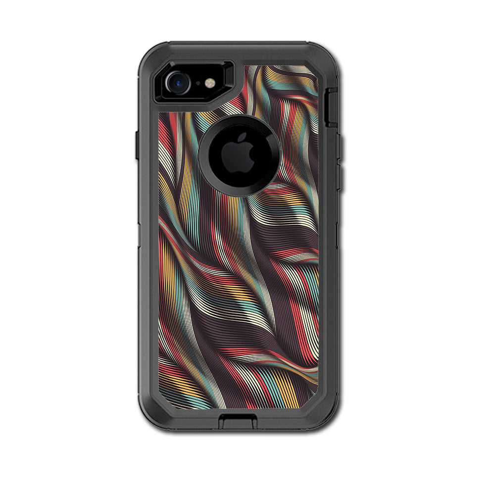  Textured Waves Weave Otterbox Defender iPhone 7 or iPhone 8 Skin