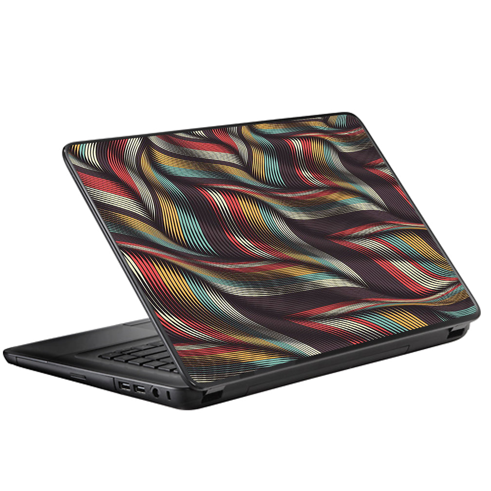  Textured Waves Weave Universal 13 to 16 inch wide laptop Skin