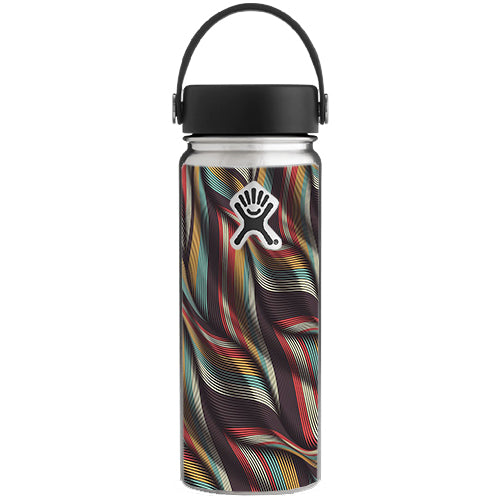  Textured Waves Weave Hydroflask 18oz Wide Mouth Skin
