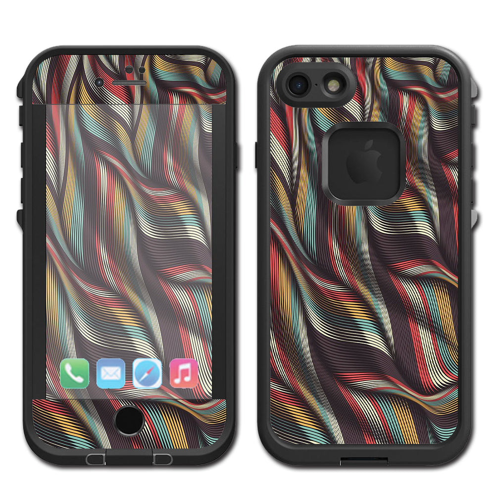  Textured Waves Weave Lifeproof Fre iPhone 7 or iPhone 8 Skin