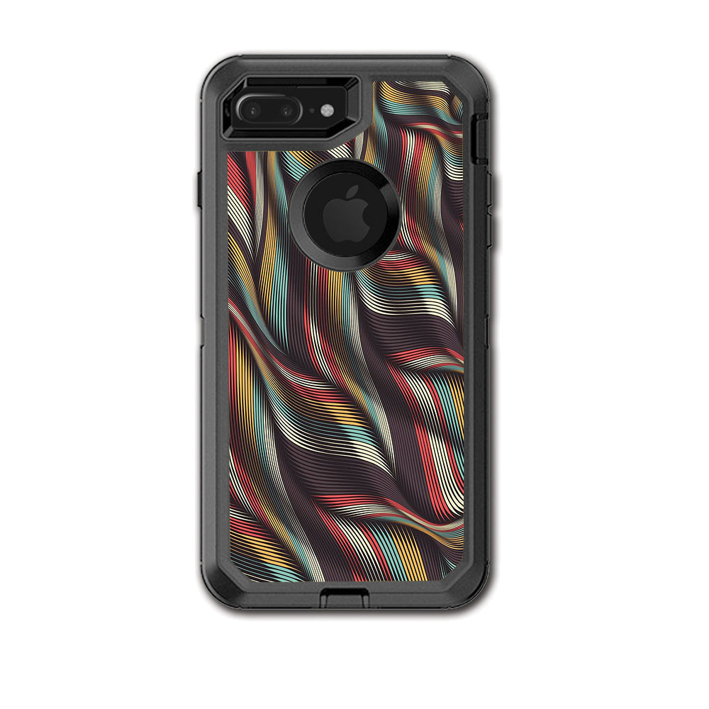  Textured Waves Weave Otterbox Defender iPhone 7+ Plus or iPhone 8+ Plus Skin
