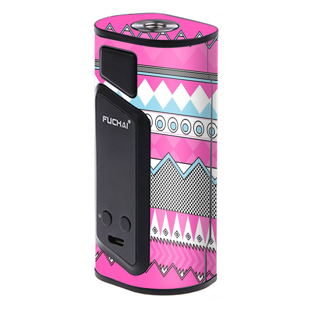  Pink Aztec Tribal Chevron Sigelei Fuchai Duo-3 Skin