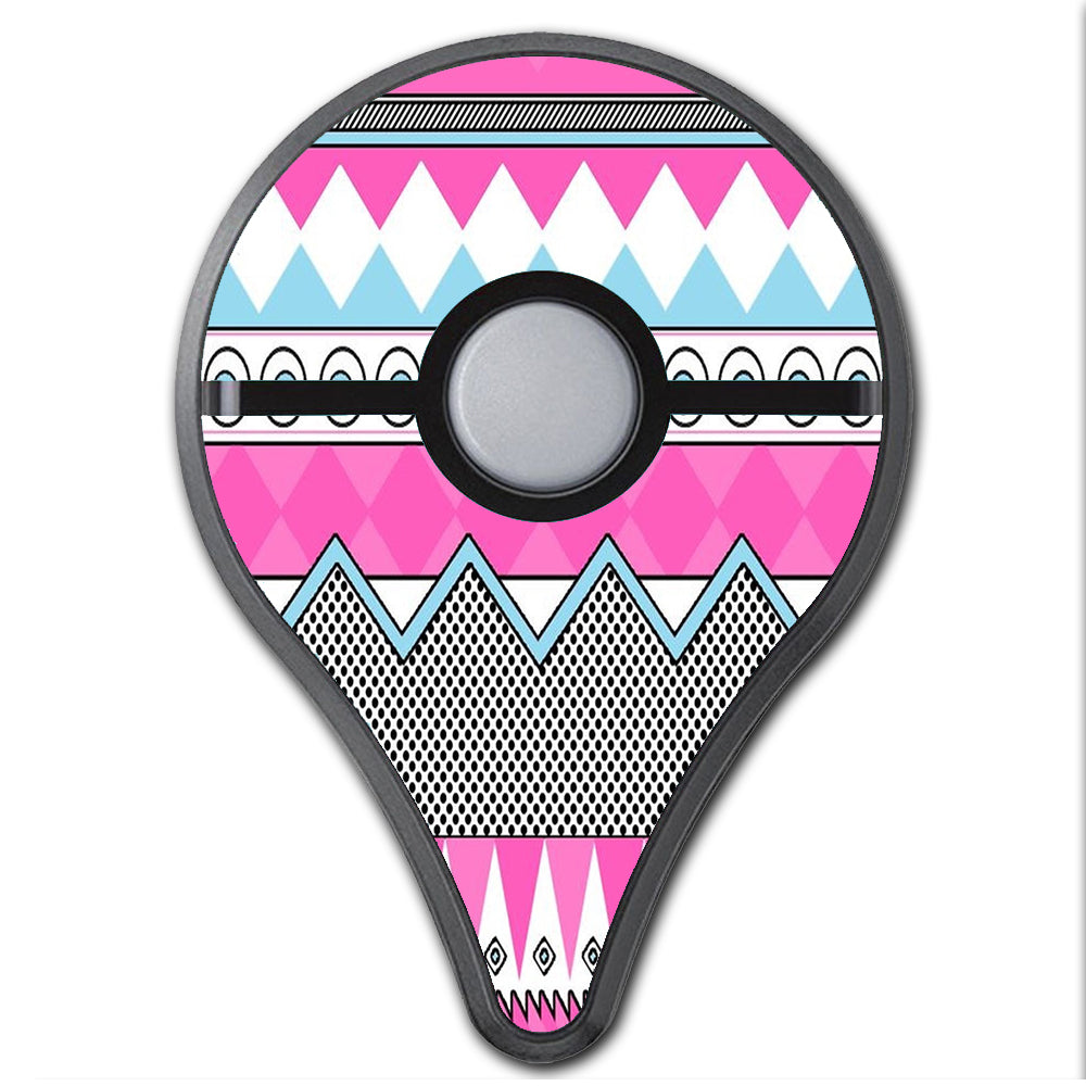  Pink Aztec Tribal Chevron Pokemon Go Plus Skin