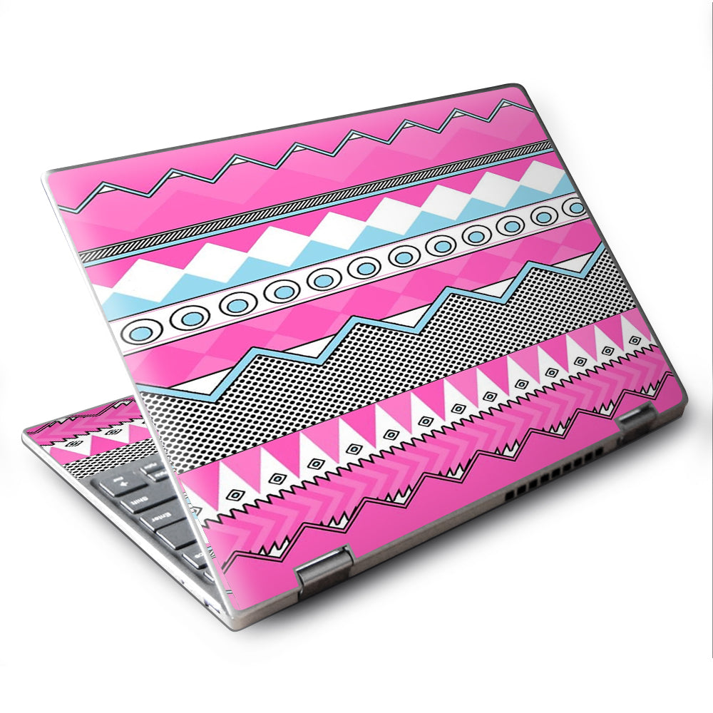  Pink Aztec Tribal Chevron Lenovo Yoga 710 11.6" Skin