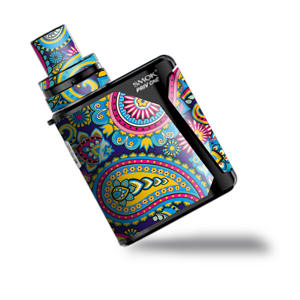  Colorful Paisley Mix Smok Priv One Skin