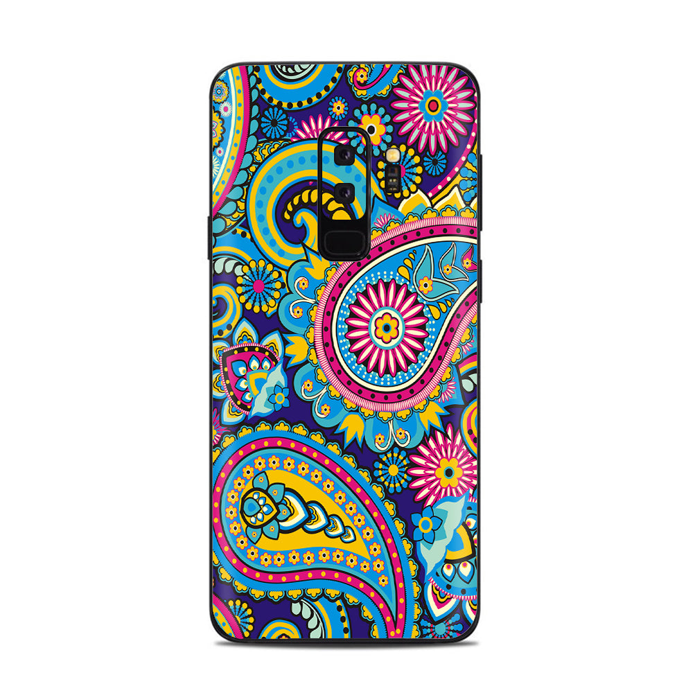  Colorful Paisley Mix Samsung Galaxy S9 Plus Skin
