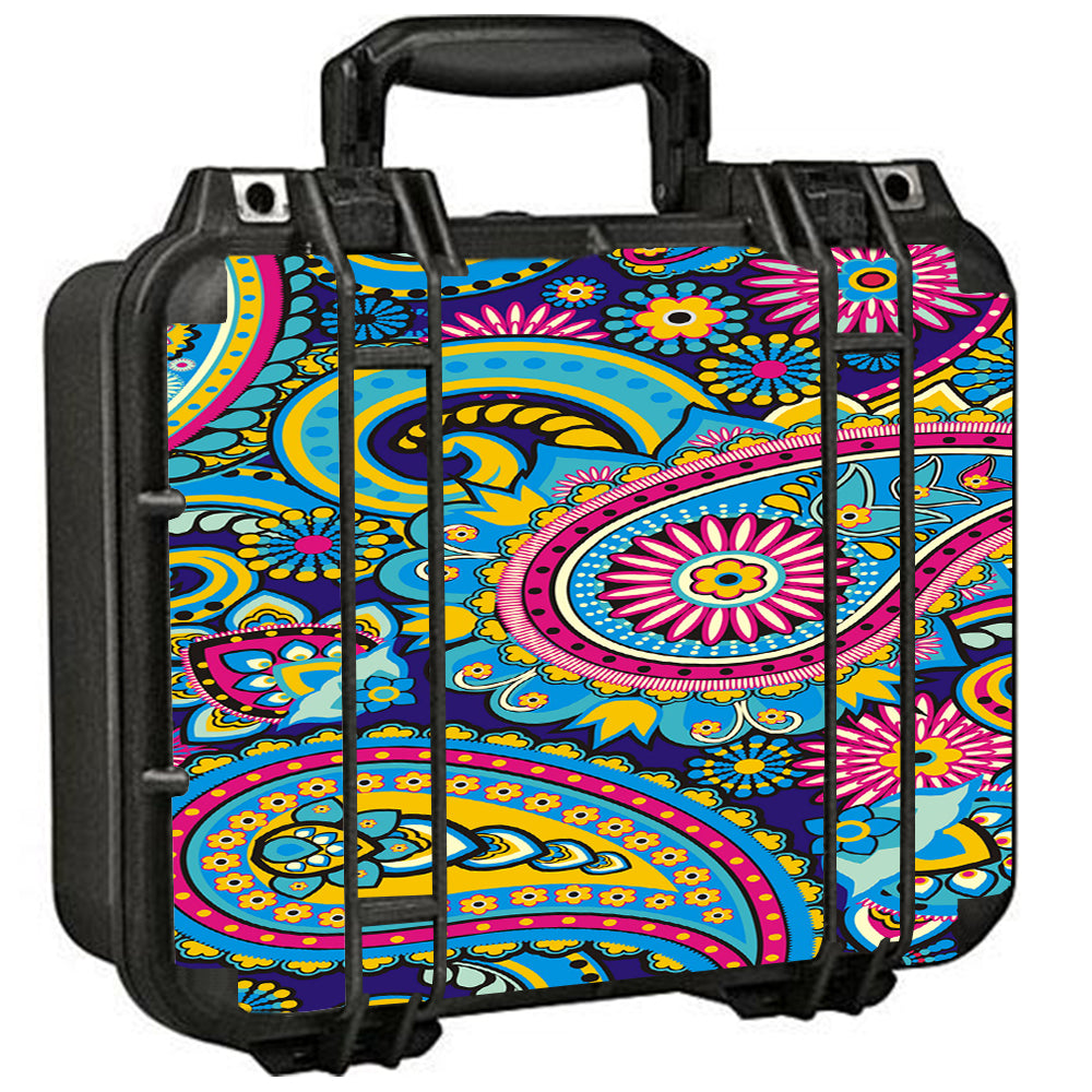  Colorful Paisley Mix Pelican Case 1400 Skin