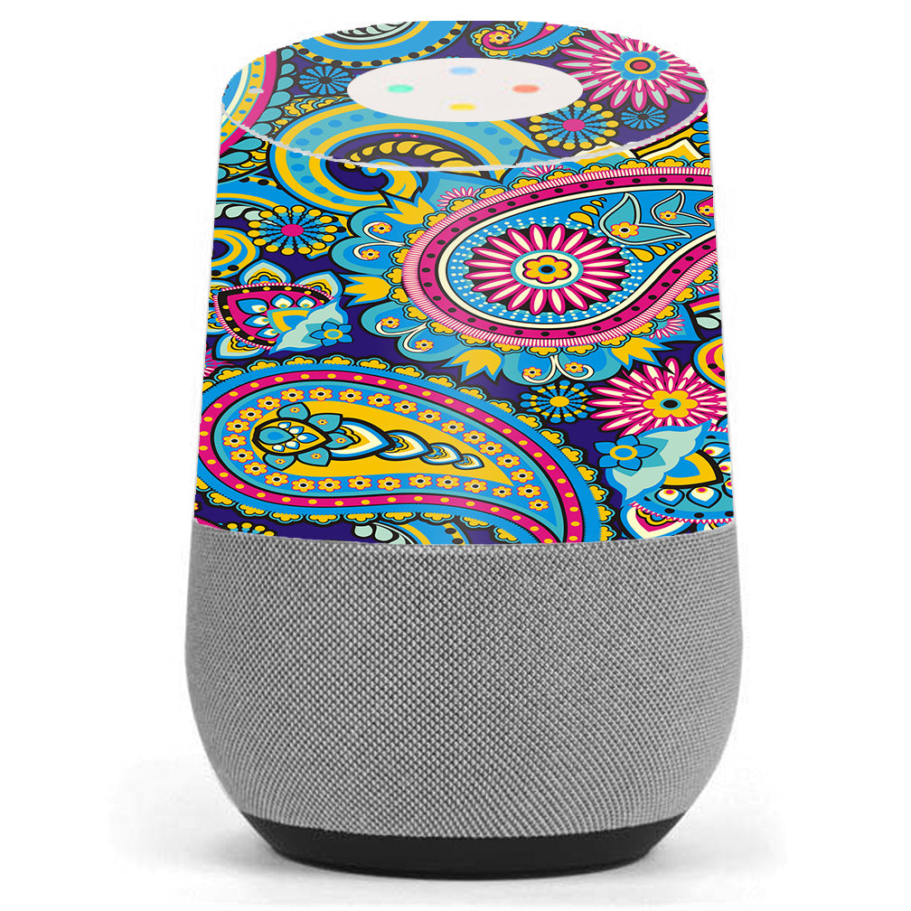  Colorful Paisley Mix Google Home Skin