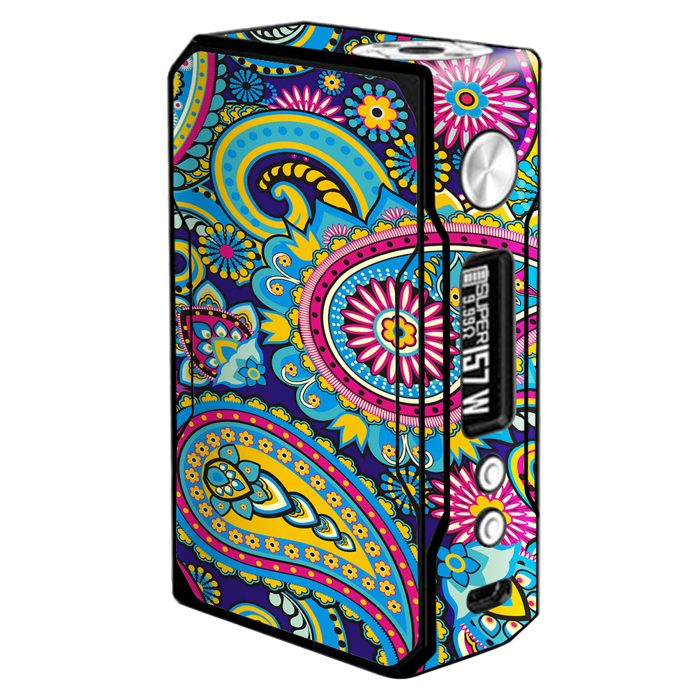  Colorful Paisley Mix Voopoo Drag 157w Skin