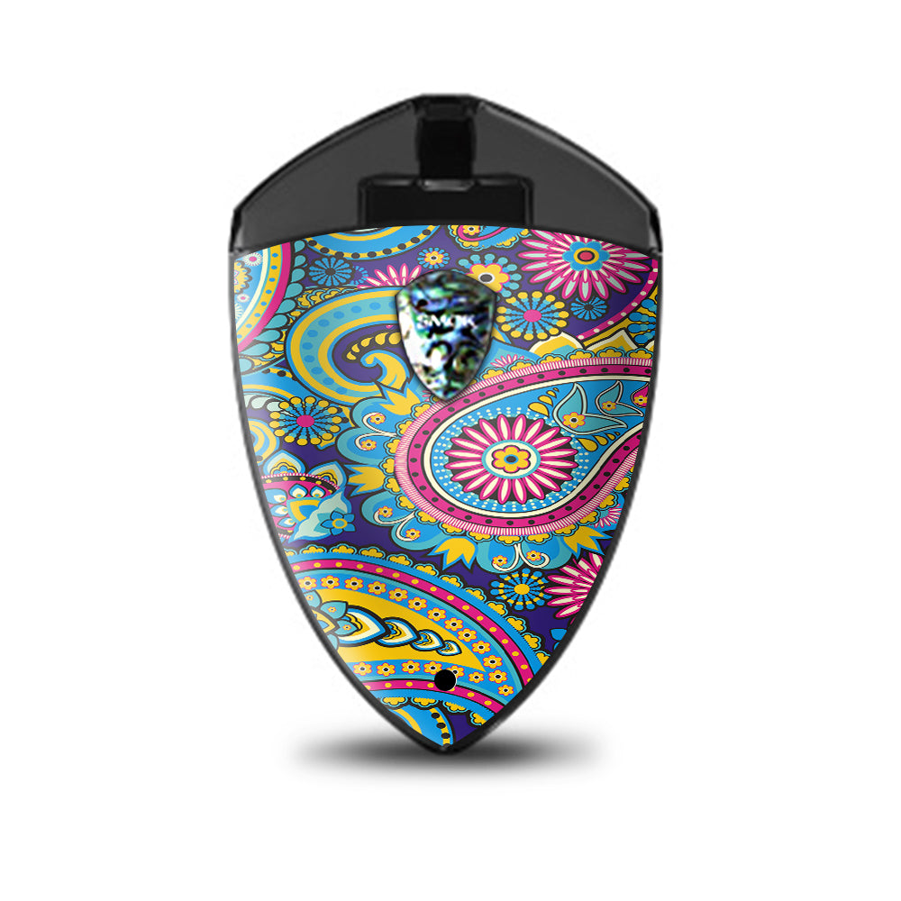  Colorful Paisley Mix Smok Rolo Badge Skin