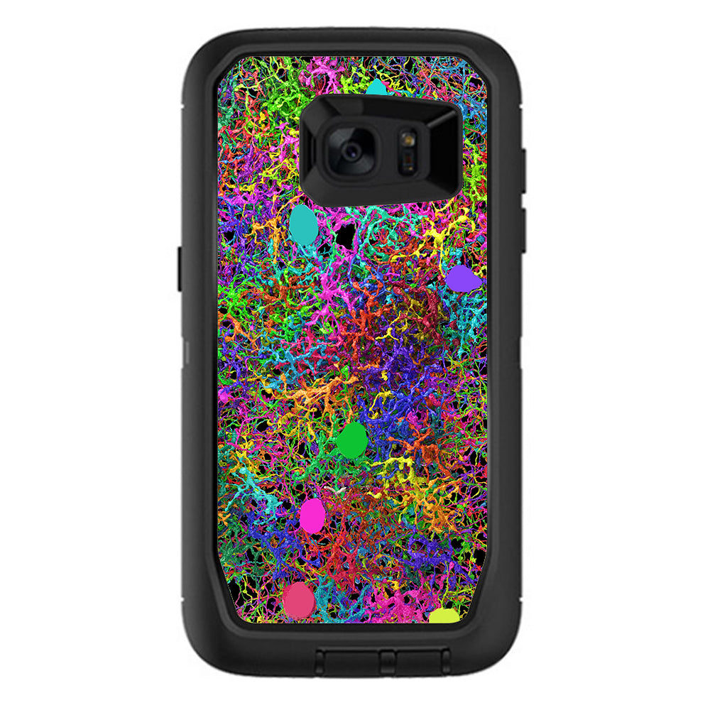  Paint Splatter Otterbox Defender Samsung Galaxy S7 Edge Skin
