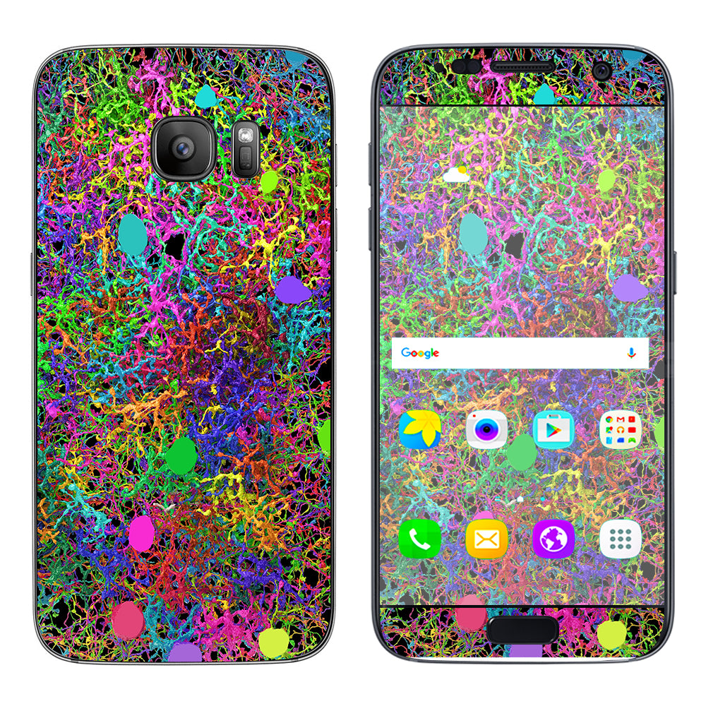  Paint Splatter Samsung Galaxy S7 Skin