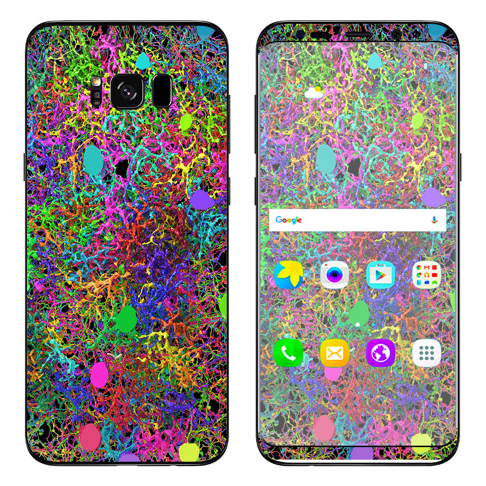  Paint Splatter Samsung Galaxy S8 Skin