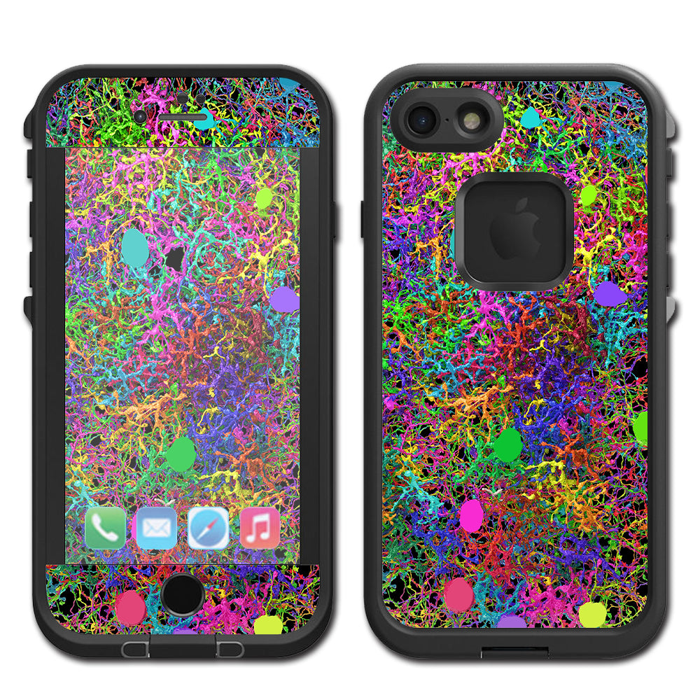 Paint Splatter Lifeproof Fre iPhone 7 or iPhone 8 Skin