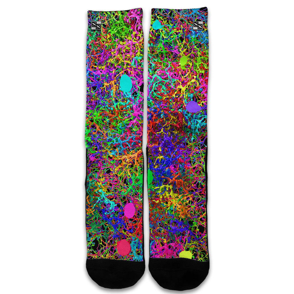  Paint Splatter Universal Socks