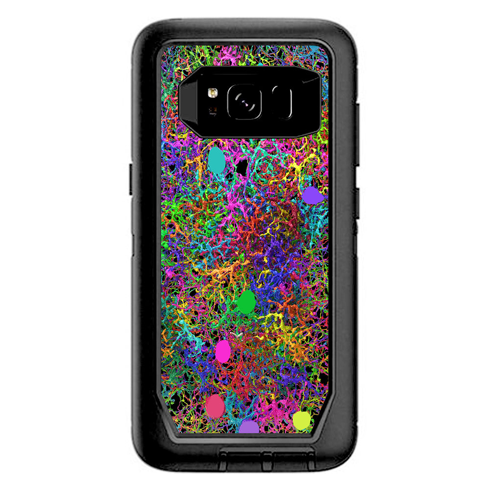  Paint Splatter Otterbox Defender Samsung Galaxy S8 Skin