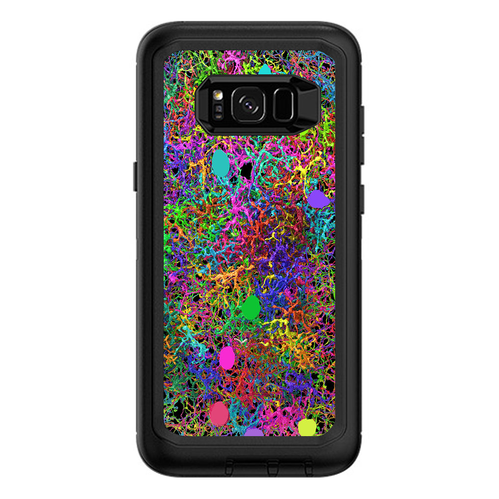  Paint Splatter Otterbox Defender Samsung Galaxy S8 Plus Skin