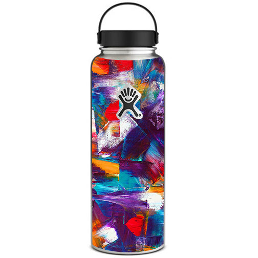  Brush Strokes Paint Hydroflask 40oz Wide Mouth Skin