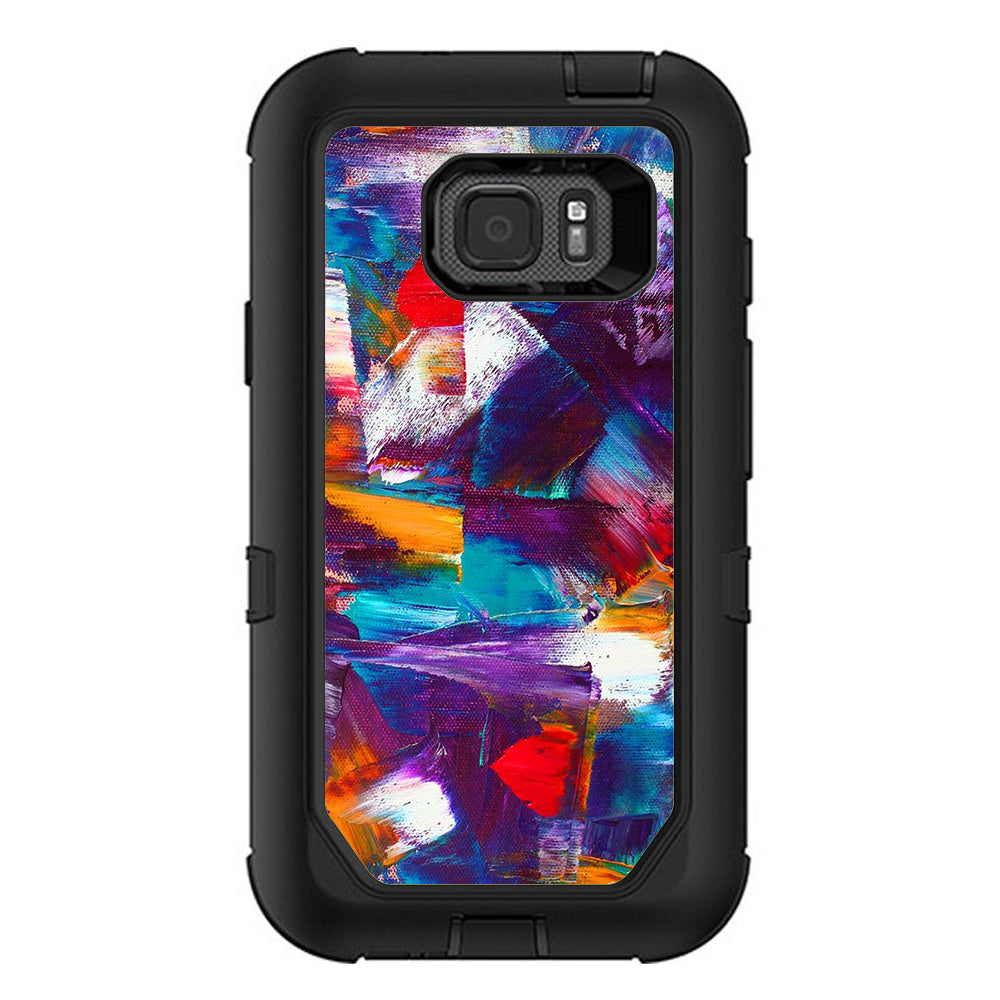  Brush Strokes Paint Otterbox Defender Samsung Galaxy S7 Active Skin