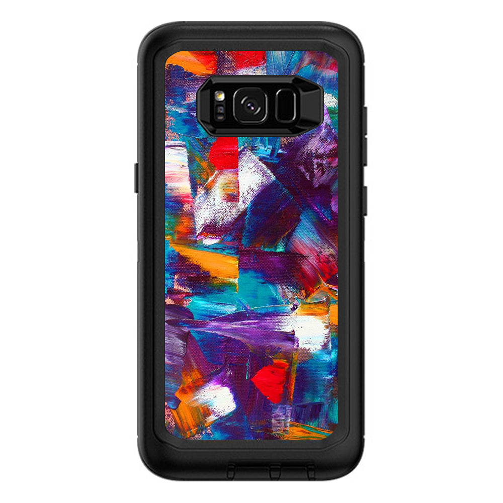  Brush Strokes Paint Otterbox Defender Samsung Galaxy S8 Plus Skin