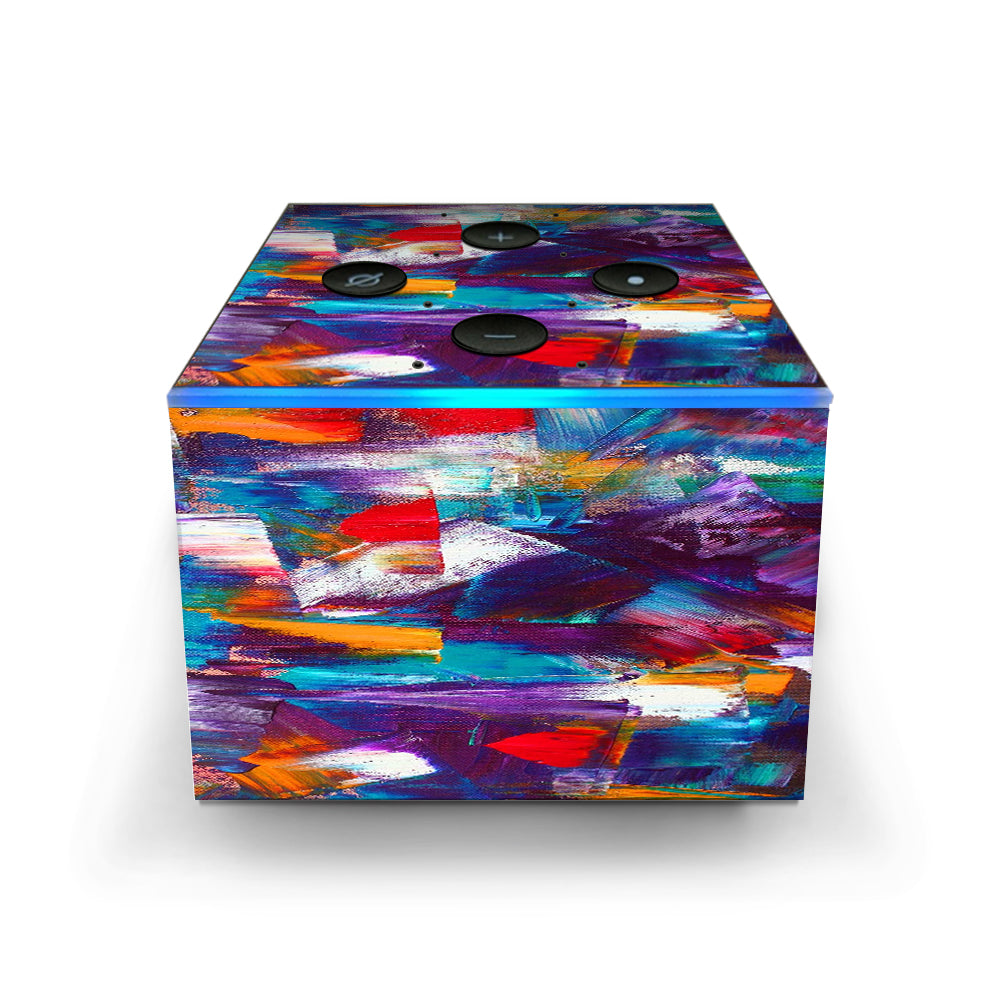  Brush Strokes Paint Amazon Fire TV Cube Skin