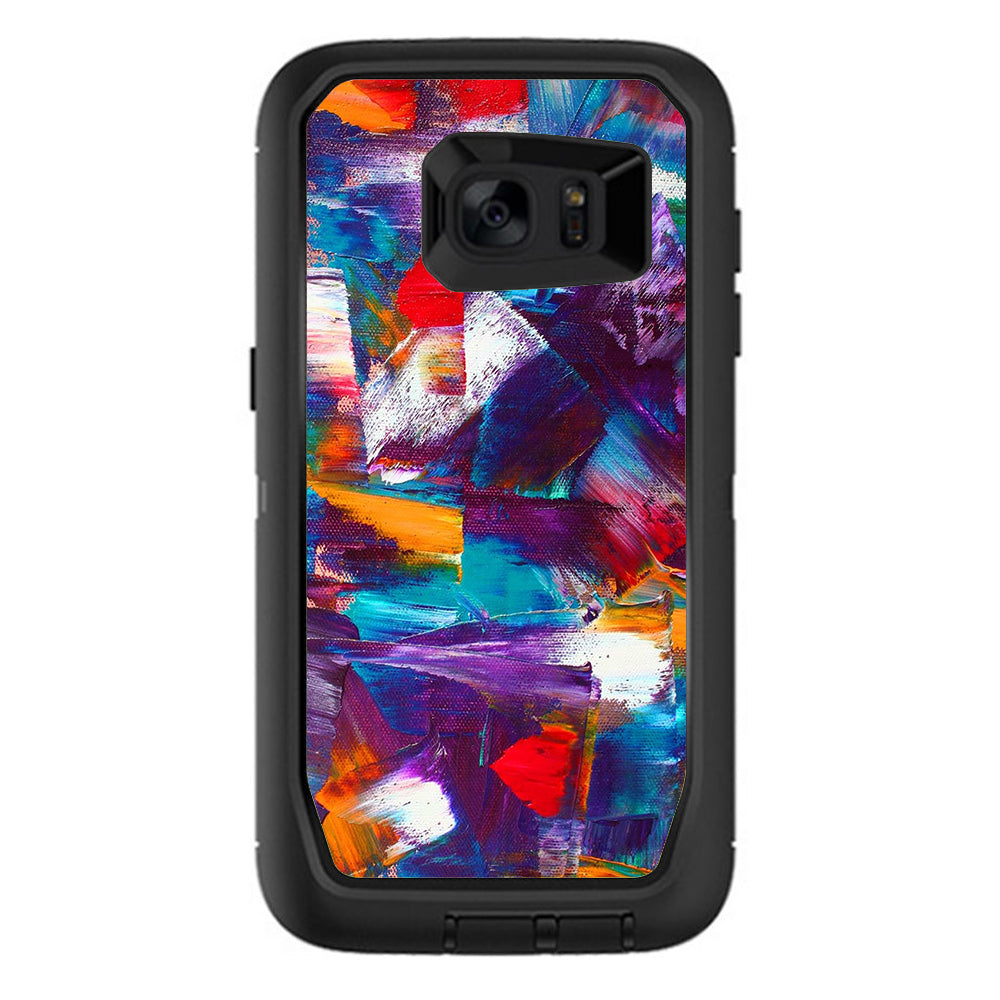  Brush Strokes Paint Otterbox Defender Samsung Galaxy S7 Edge Skin