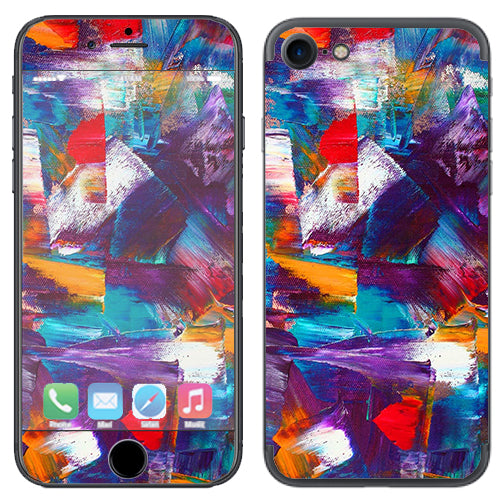  Brush Strokes Paint Apple iPhone 7 or iPhone 8 Skin