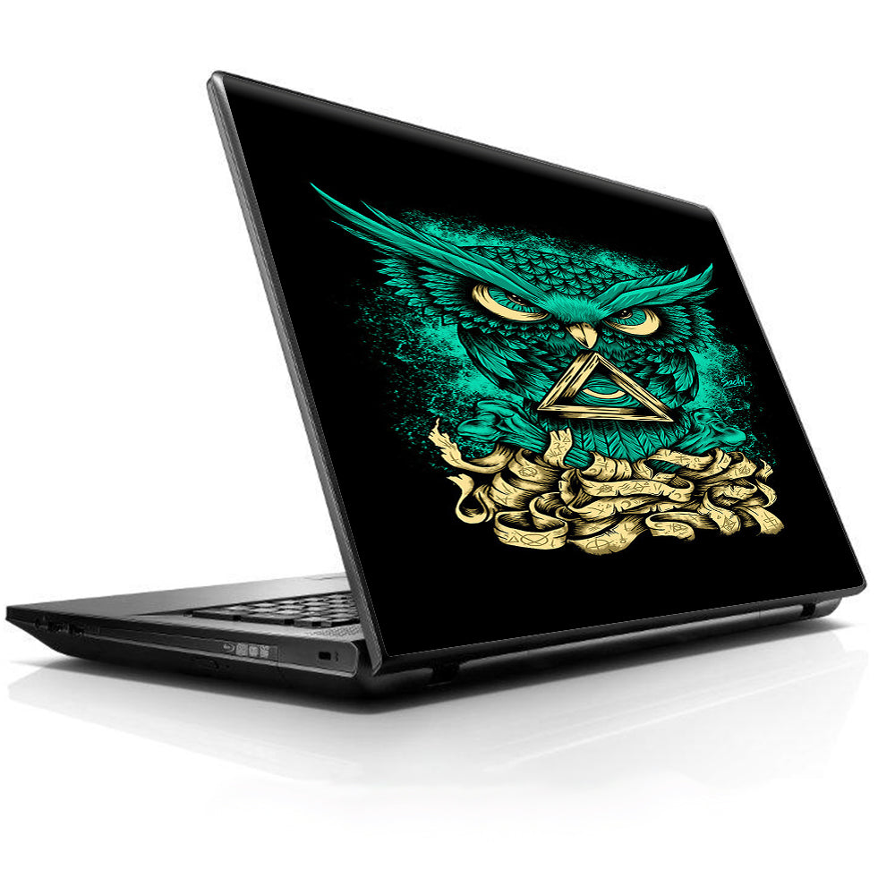  Awesome Owl Evil Universal 13 to 16 inch wide laptop Skin