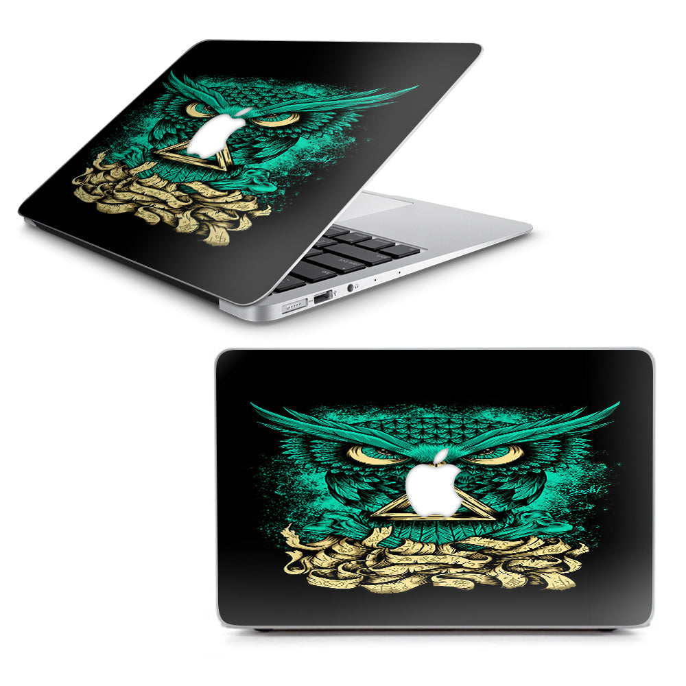  Awesome Owl Evil Macbook Air 13" A1369 A1466 Skin