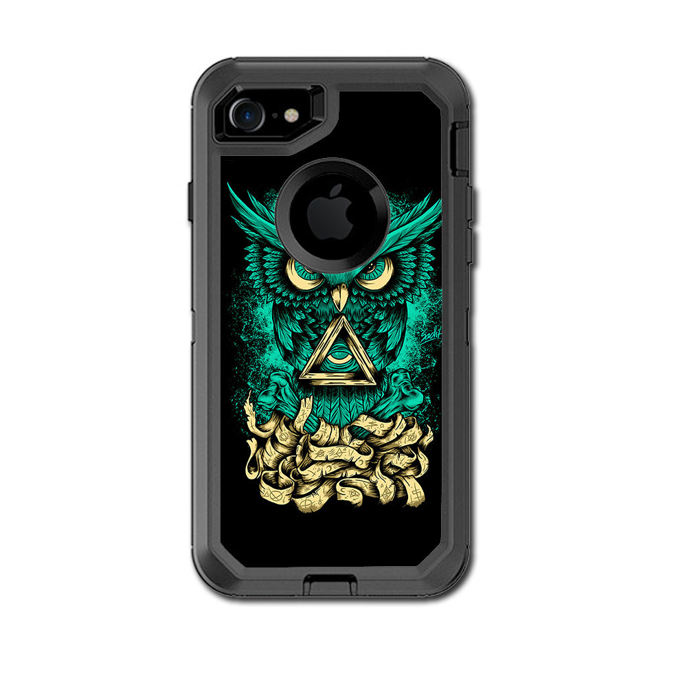  Awesome Owl Evil Otterbox Defender iPhone 7 or iPhone 8 Skin