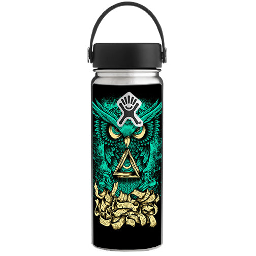  Awesome Owl Evil Hydroflask 18oz Wide Mouth Skin