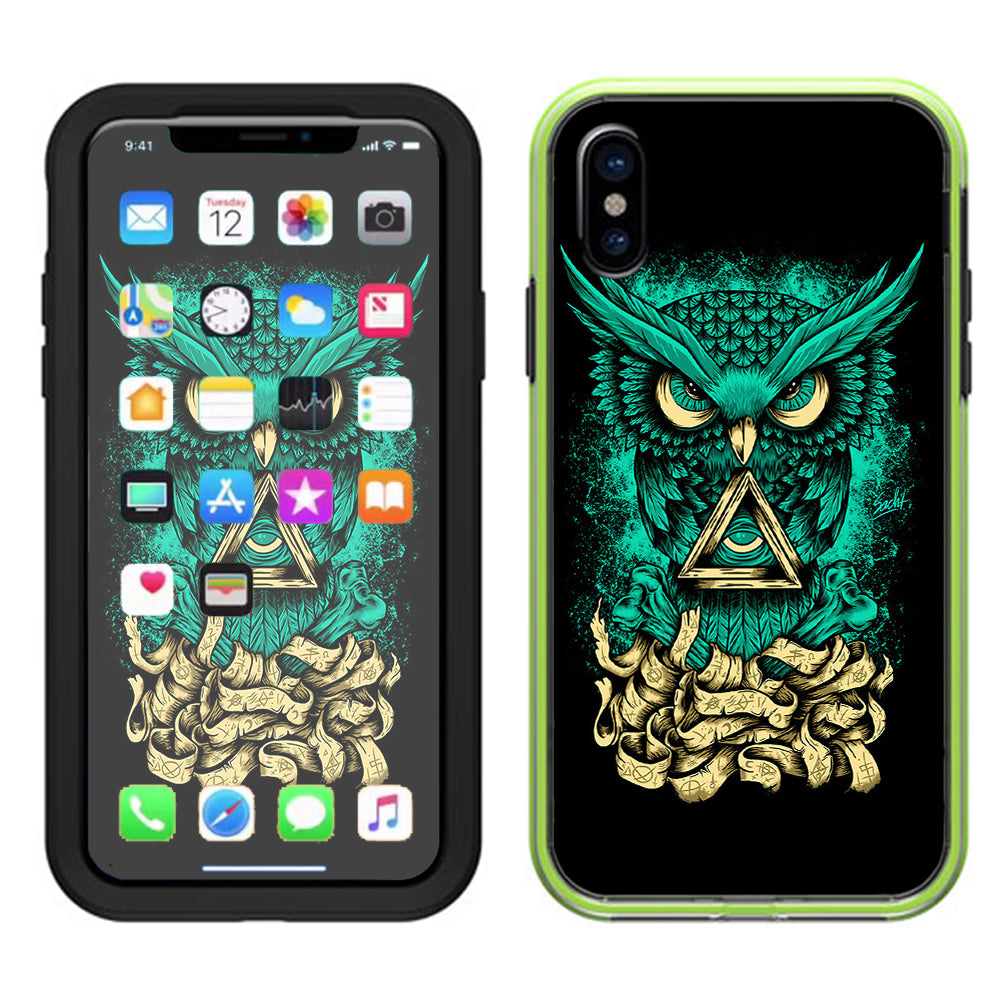  Awesome Owl Evil Lifeproof Slam Case iPhone X Skin