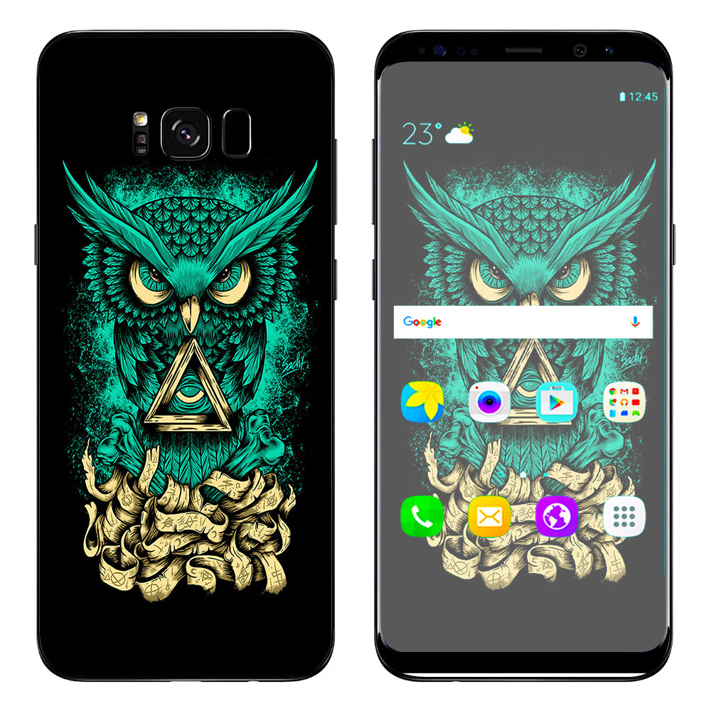  Awesome Owl Evil Samsung Galaxy S8 Skin