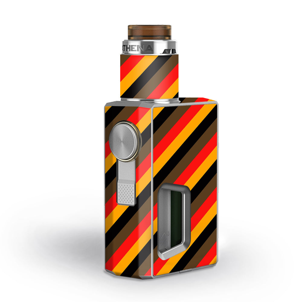  Retro 70'S Lines Geekvape Athena Squonk Skin