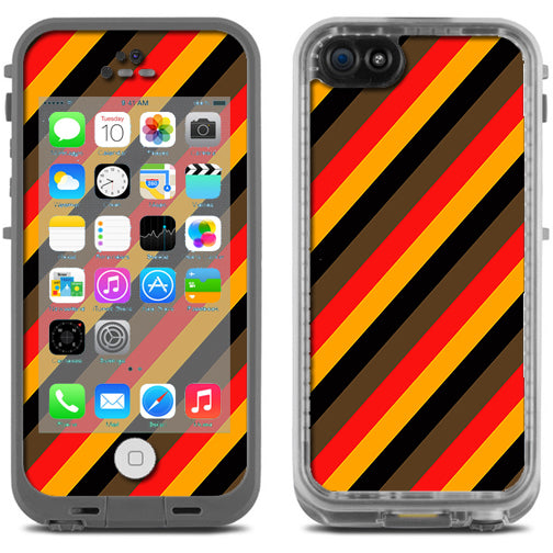  Retro 70'S Lines Lifeproof Fre iPhone 5C Skin