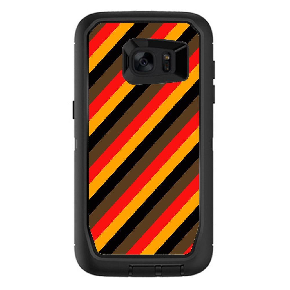  Retro 70'S Lines Otterbox Defender Samsung Galaxy S7 Edge Skin