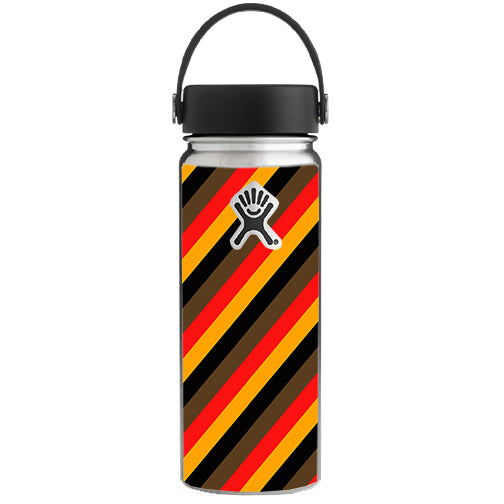 Retro 70'S Lines Hydroflask 18oz Wide Mouth Skin