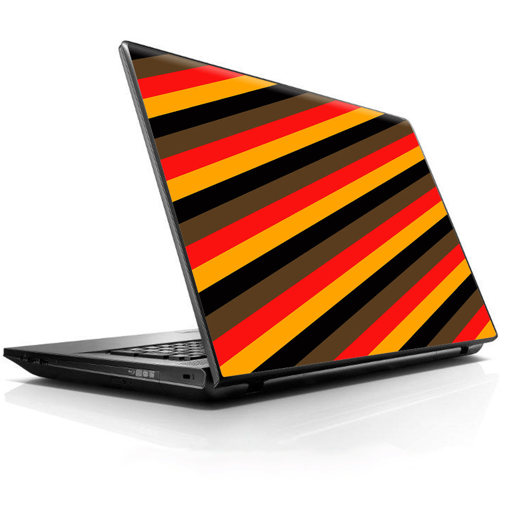  Retro 70'S Lines Universal 13 to 16 inch wide laptop Skin
